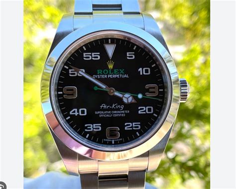 fake rolex air king watches|rolex air king 2023 price.